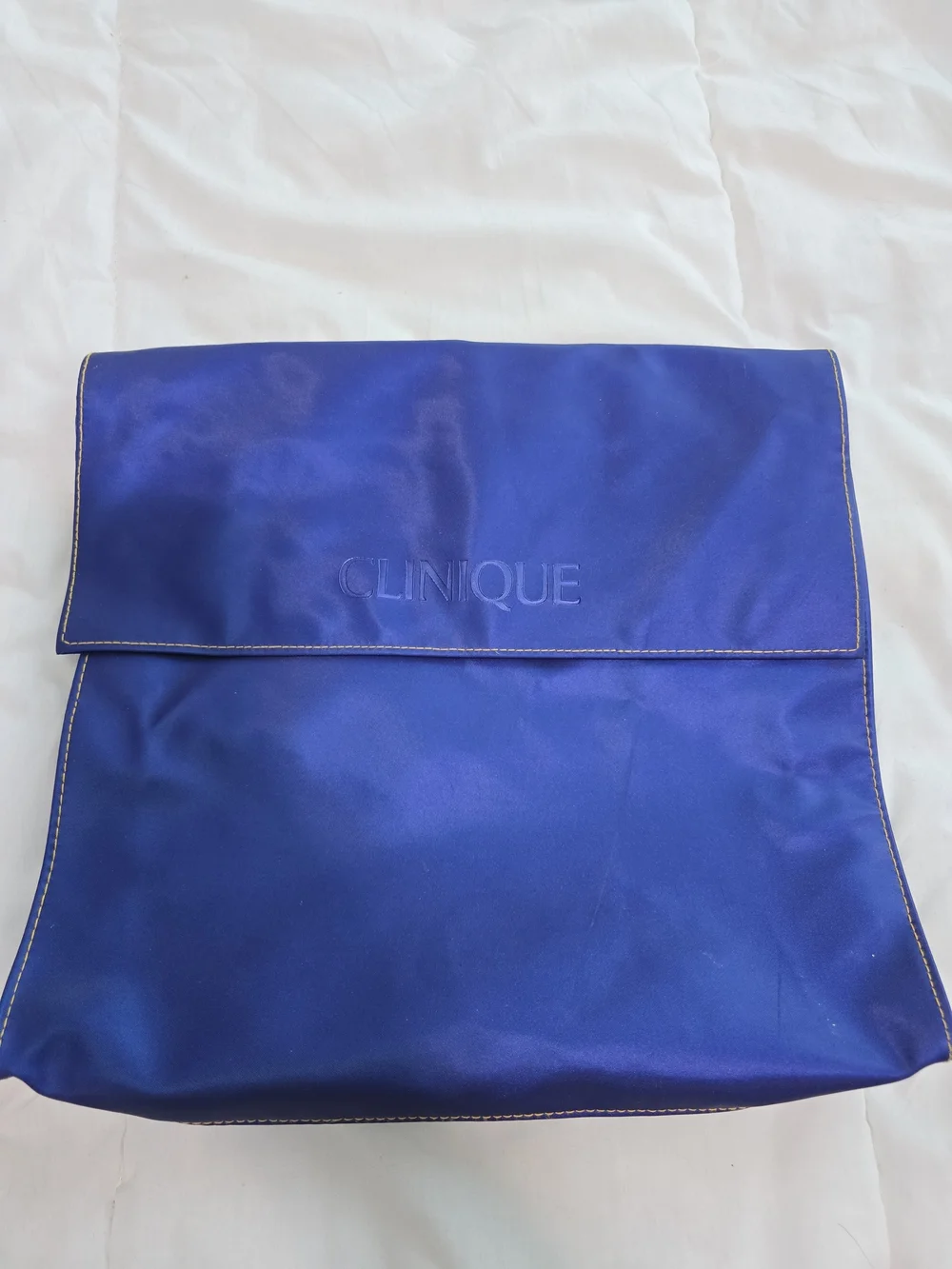 Clinique Sapphire Blue Cosmetic Pouch